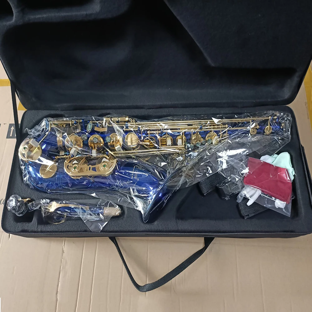 Professional Bb Tenor Saxophone Brass Lacquer Gold Saxophone Woodwind professional-bb-tenor-saxophone-brass-lacquer-gold-saxophone-woodwind