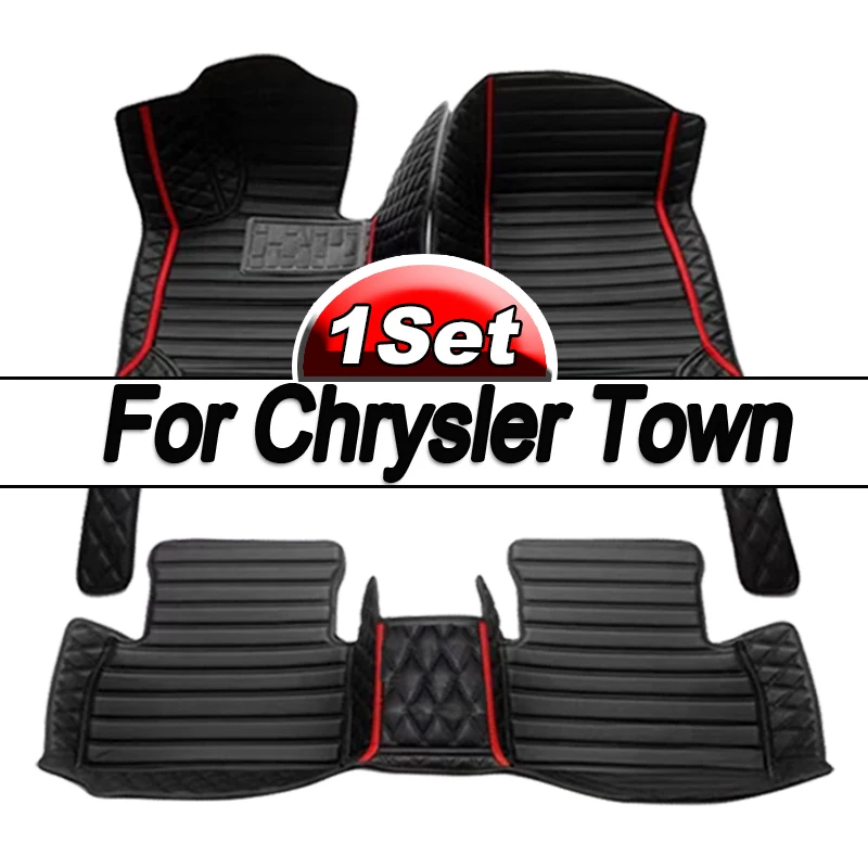 

Car Floor Mat For Chrysler Town & Country 7 Seat 2013~2016 Waterproof Protection Pad Carro Rear Trunk Floor Mat Car Accessories