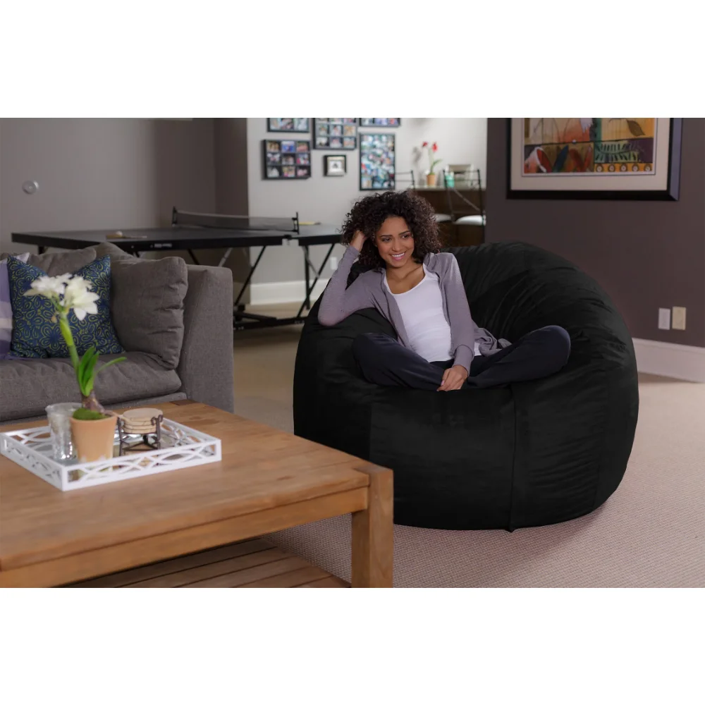 Microsuede Cover Memory Foam Filling Bean Bag Chair - China Bean Bag,  Beanbag