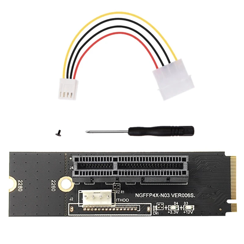 

Переходная карта NGFF M2 на PCI-E 4X X1 со слотом, адаптер M2 Key M на PCI Express X4 со стандартным индикатором для майнинга