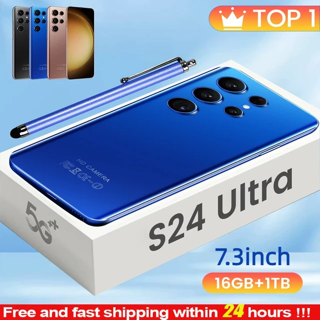 2023 New S24 Ultra 5G Smartphone 7.3 Inch Full Screen Telephone 16GB+1TB 4G  Mobile Phones Global Version Android 13 Cell Phone - AliExpress