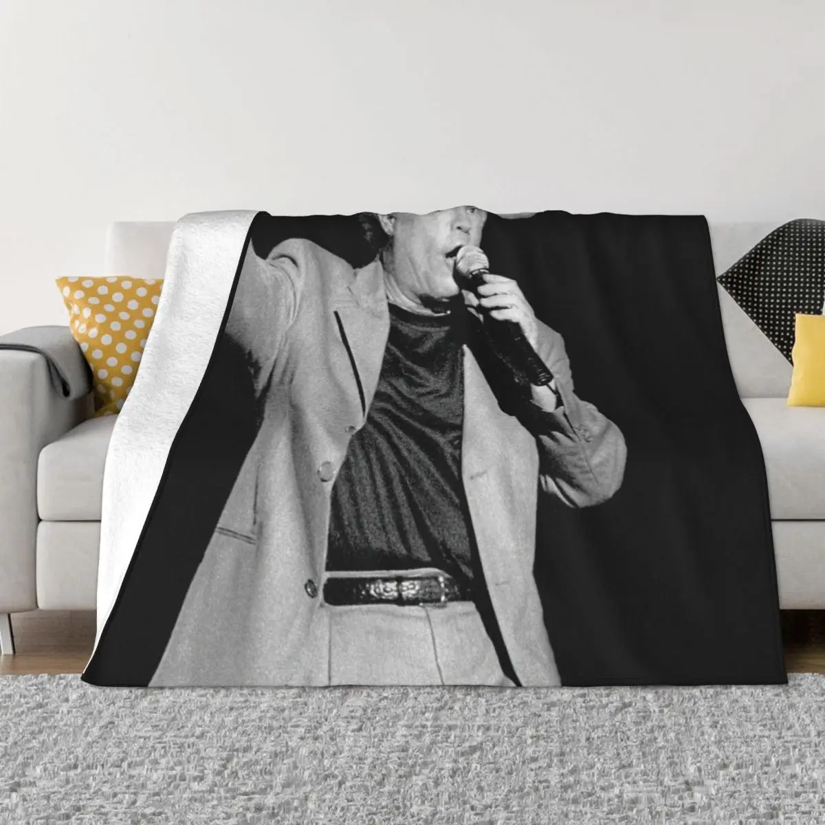 Новинка 2024, r9chanteur Chanteur via by the argentique Сальваторе Адамо (h) Olavia-Olao, одеяло