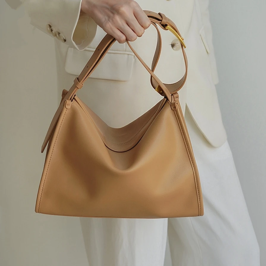 

Fashion High Capacity Simple Genuine Leather Women Bag\Handbag Real Cowhide Leather Lady Shoulder Bag Soft Leather Crossbody Bag