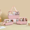 Portable Cosmetic Pouch Women Translucent Makeup Bag Large-Capacity Bath Wash Bags Multifunction Travel Waterproof Storage Case 2