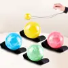 Rubber Return Sponge Ball Game Exercises Hand Throw Back Ball Wrist String Bounce Ball Nylon String Elastic Rubber Hand Ball 3