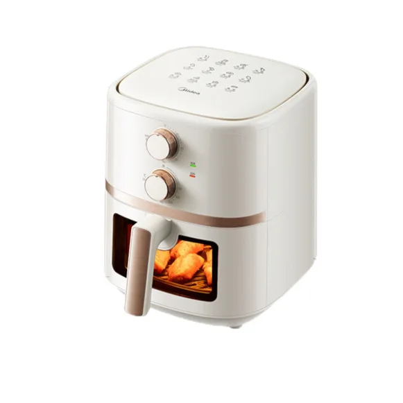 

Midea Air Fryer Visual Intelligent Multifunctional Low-oil Large-capacity 5.7L French Fries Electromechanical Fryer KZE5501