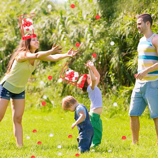 Granny Pants Yard Game Set - Oversized Pants & Bouncy Balls For Outdoor Party Fun