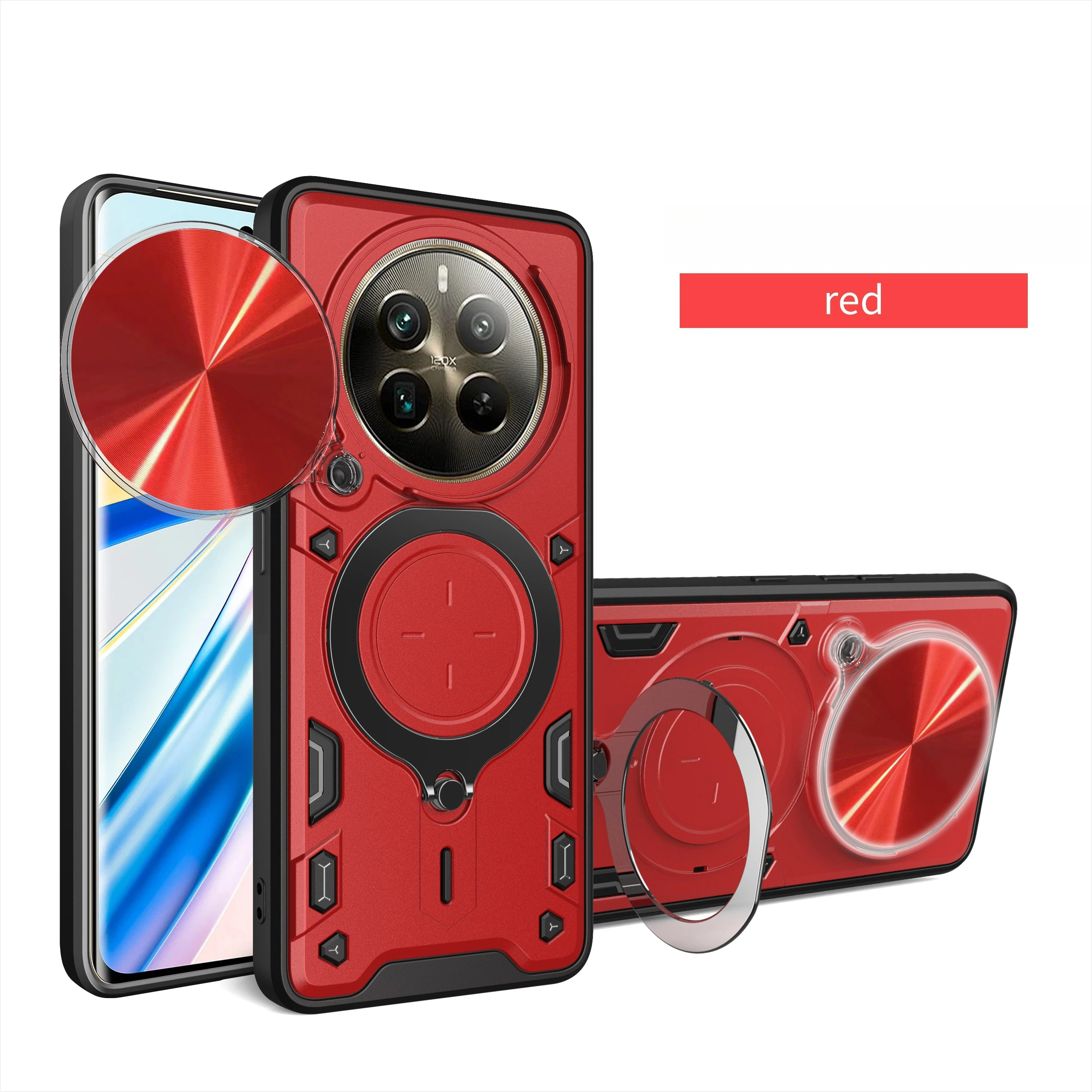 360° Rotating Ring Holder Magnetic Phone Case Protective Cover