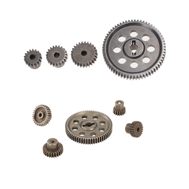 

2Set Diff Differential Metal Spur Gear 64T 17T 21T 26T Motor Gear For HSP 1/10 RC Car Truck 94111 & 64T 17T 21T 26T 29T