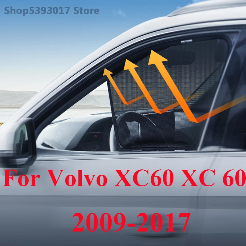 Per Volvo Xc60 Xc 60 2009-2017 Car Magnetic Side Window Parasole Shield Mesh Shade Blind Car Window Curtian Accessori Per Auto