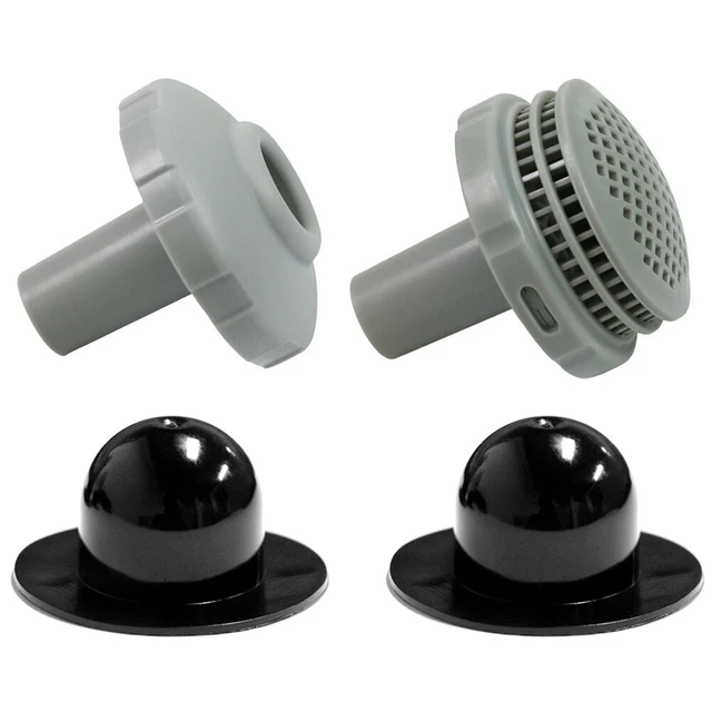 Kit Connexion Intex Ø32mm - Pour Piscines - 2 Passages, Buse, Crépine, Bouchons