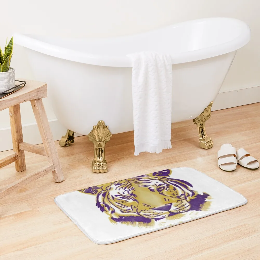 

Tiger Full Face Bath Mat House Entrance Carpet For Home Entrance Bath Room Acessories Mat