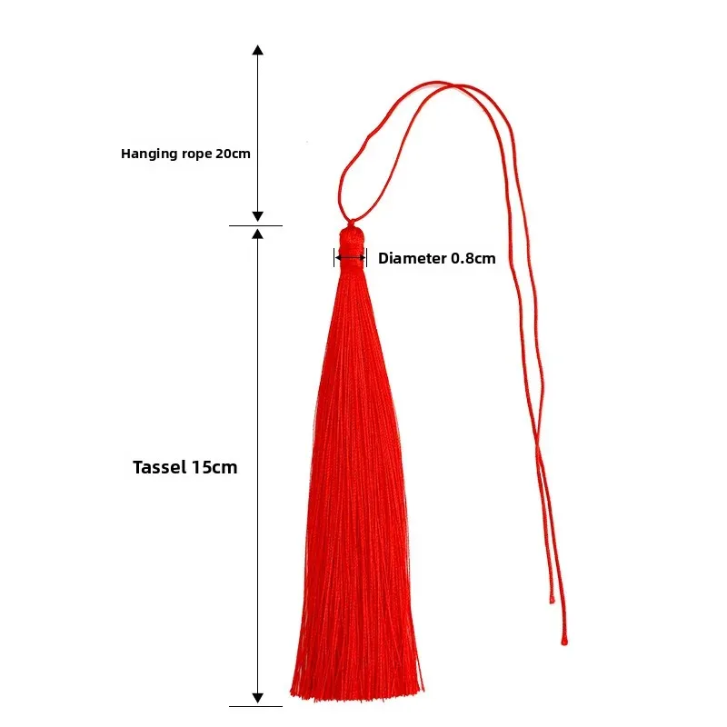 15cm 길이의 태슬 펜던트, DIY 향낭용 태슬, 한복용 귀걸이 장식, 공예용 태슬