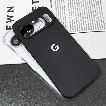 For Google Pixel 10 9 8 7 6 Pro XL A Case Silky Silicone Soft-Touch Shockproof Protective Back Cover Coque 1
