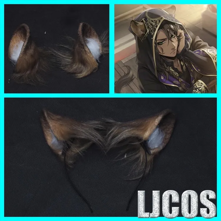 Twisted-Wonderland Leona Kingscholar Cosplay Haarclip Schwanz Halloween Party Kostüm Accessoire 2