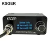 KSGER Mini T12 Soldering Station DIY STM32 V3.1S OLED T12 Iron Tips Welding Kits ABS Plastic Handle Zinc Stand Quick Heating 2