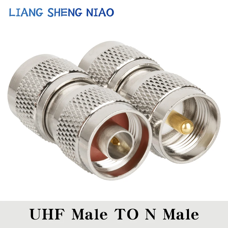 

1pcs UHF PL259 SO239 TO N Connector UHF Male Jack To N Male Plug RF Coax Connector Straight Adapter SL16 N TYPE Crossover sub