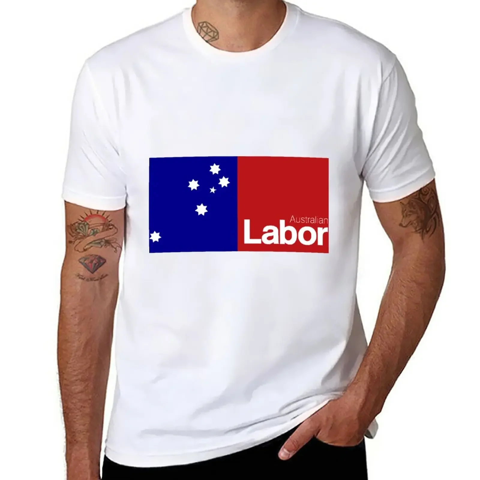 

Australian Labor Party Logo T-Shirt vintage clothes Aesthetic clothing aesthetic clothes mens graphic t-shirts