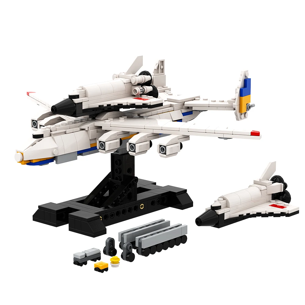 Moc Antonov An-225 Mriya Airlines Building Block World Più Grande Cargo Airplane Model Aircraft Plane Bricks For Kids Gift