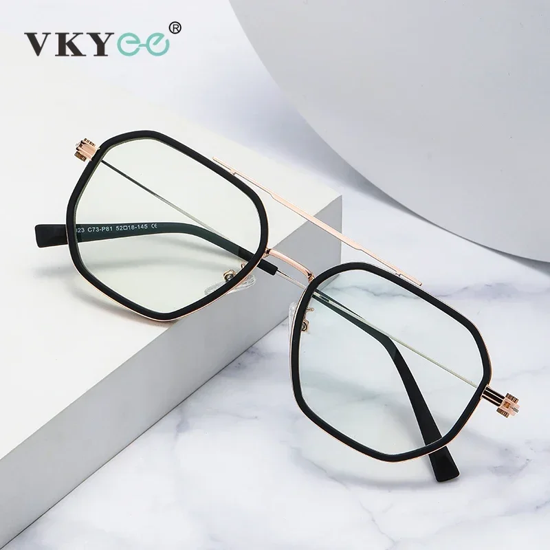 VICKYUltralightGeometricAstigmatismDiopterPrescriptionEyeglasses