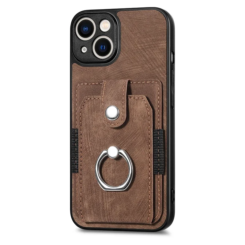 Slim Protective Ring Card Holder Phone Case Back Cover