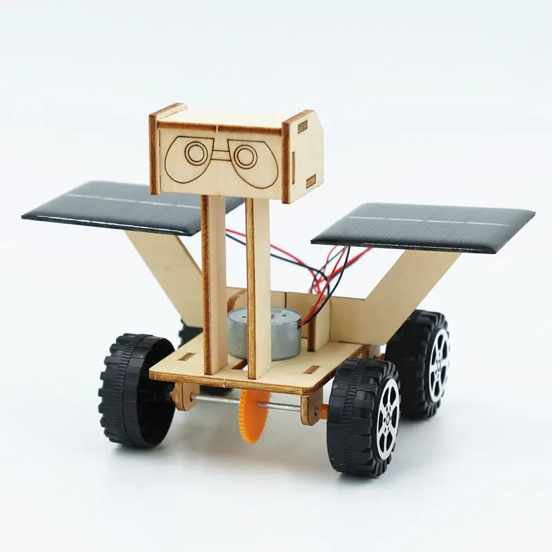Pequena-produ-o-de-Lua-Solar-Mars-Rover-Robot-DIY-Handmade-Materiais-F ...
