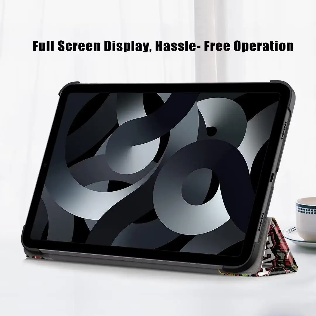 För iPad 10 2022 10:e generationens 10,9 tums surfplatta Magnetiskt vikbart smart skal för Apple iPad Air 4 Air 5 fodral A2757 A2777_voghion.com