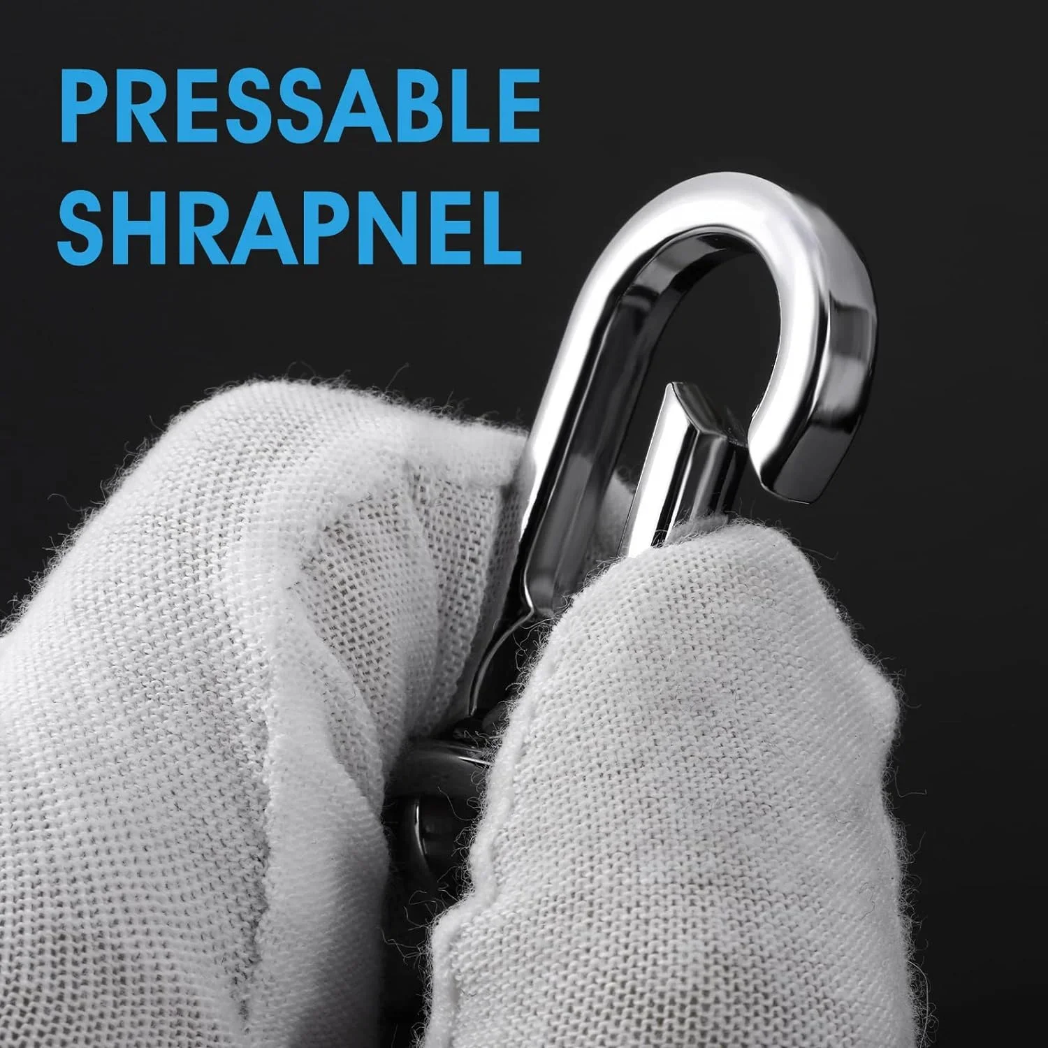 3/4Pcs Carabiner Clip Keychain Climbing Hook Stainless Steel Car Strong Carabiner Shape Keychain Accessories Metal KeyChain Ring 4