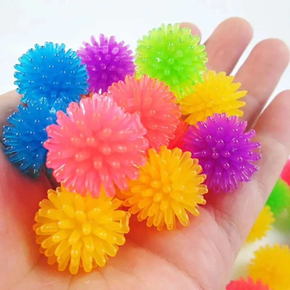 

Soft Spiky Interactive Toys TPR Ball Cat Chew Toy Squeezes Ball Stretch Plush Ball Pet Cat Toys Arbutus Ball Thorn Ball