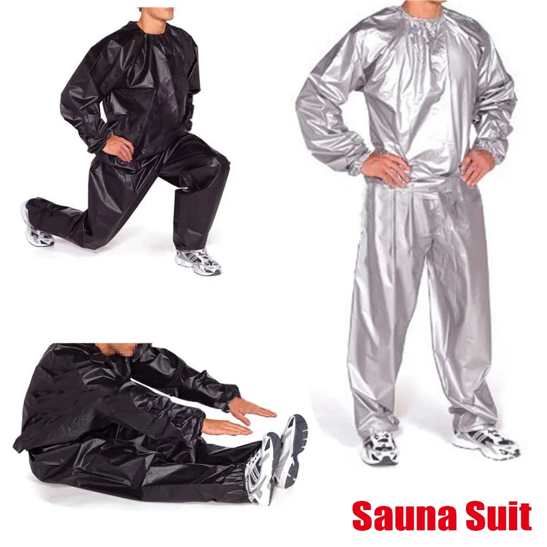 Fitness Weight Loss Sweat Sauna Suit Exercise Gym Anti-Rip Waterproof Fat Burning sports suit