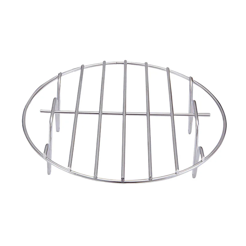 Roasting Rack 6, 7, 8 Inches Round Stainless Steel Air Fryer Accessories Cooking Rack Single-layer Grill