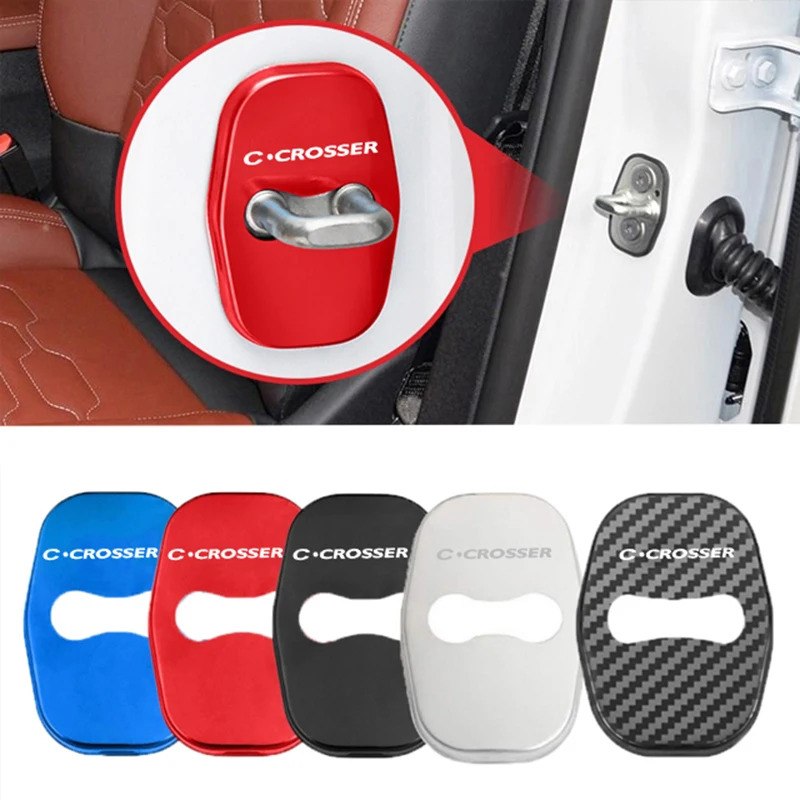Copertura Della Serratura Della Portiera Dell'Auto Custodia Protettiva Per Citroen C-Crosser Logo C1 C2 Jumpy Picasso Elysee Saxo Relay 3 Xsara Access