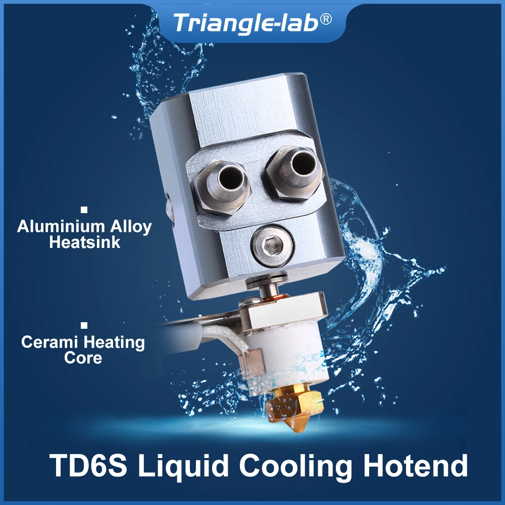 Trianglelab-liquid Cooling Hotend para Impressora 3d Td6s-lc Td6s Hotend para Chc Td6 v6 Hotend Ddb Dde Extrusora de Unidade Direta ou Bowden Voron r - Imagem 2