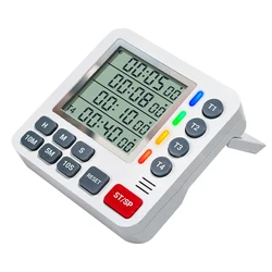 Multi - Function Digital Kitchen Timer with Large Display and Loud Alarm (WHITE)