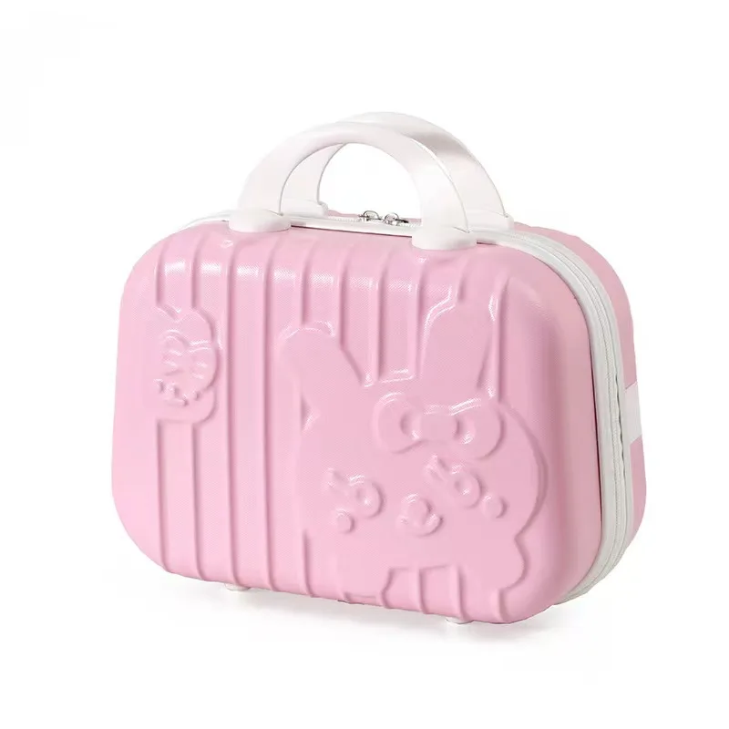 Cute Bear Traveling Makeup Box 14 Inch Handheld Luggage Cartoon Storage Bag Password Box Gift For Bridesmaids 6