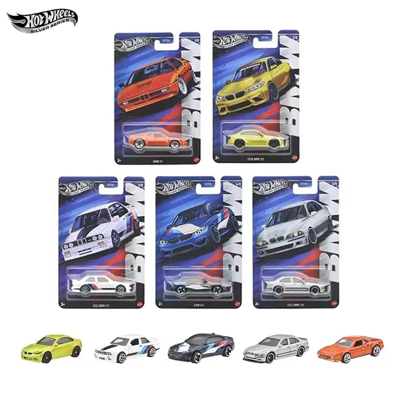 2025 Hot Wheels Silver Series BMW M1 M2 M3 M4 M5 1/64