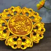 copper gild sculpture chinese feng shui copper statue five fortune wealth bat 3
