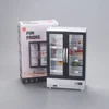 21PCS Kitchen Toy Double-Door Large Refrigerator Miniature Furniture Music Light Food Accessories Model For Girl Birthday Gift 1