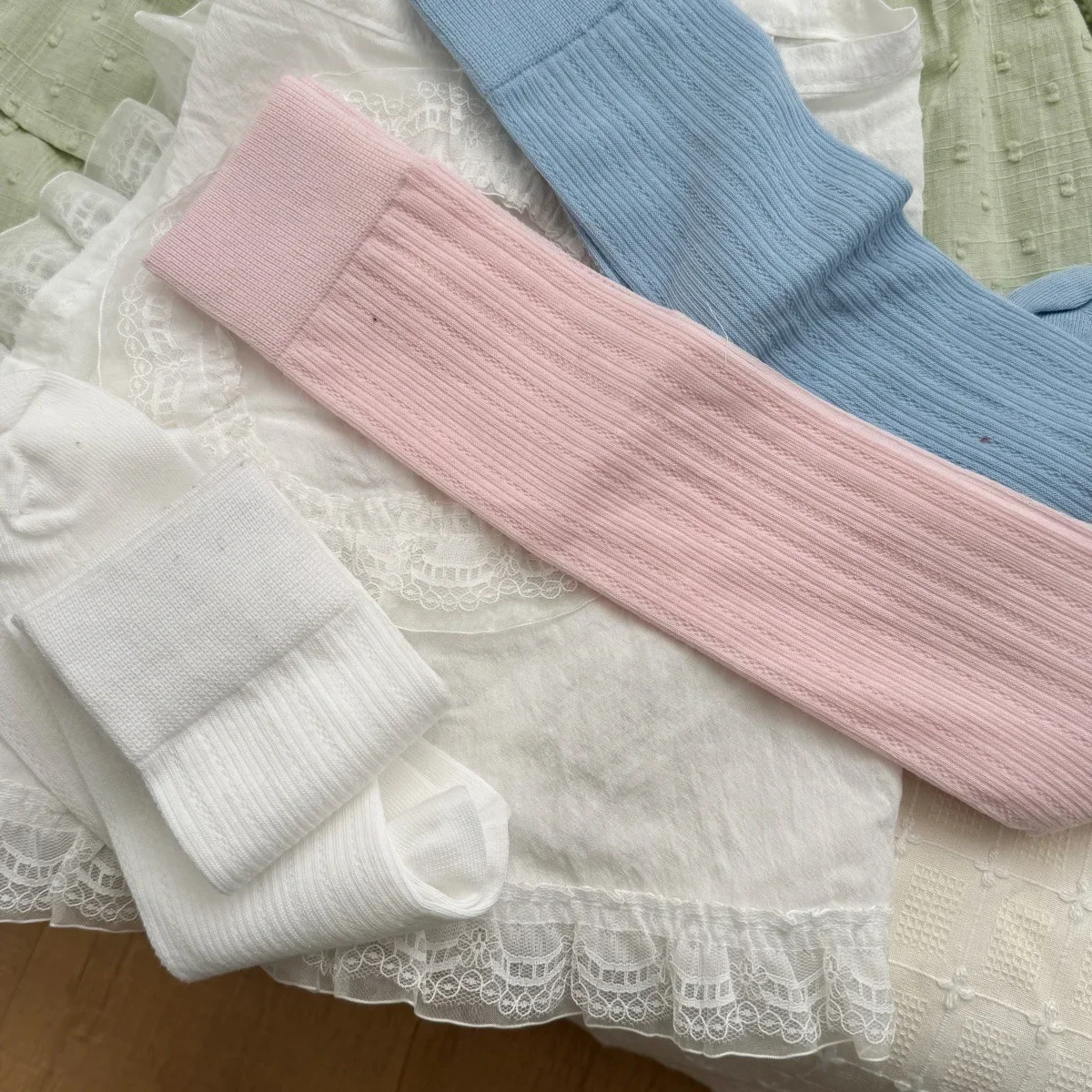 Koreanische Feste Vielseitige Pile Socken JK Stil frauen Atmungsaktive Ohne Knochen Kalb Socken Sommer Dünne Beiläufige Lange Röhre Socken – Detail 25