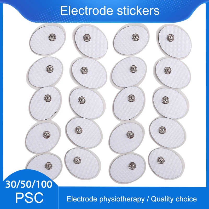 

Электродные прокладки 30/50/100 шт., импульсный низкочастотный массажер, устройство для цифровой терапии