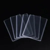 10/1Sets Clear Acrylic Coin Display Stand Holders Small Easel Rack Trading Card Toploaders Holder Support for Kpop Idol Card 2