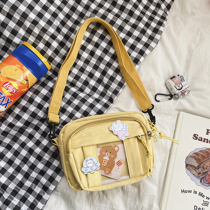 New Kawaii Bag Girls 2024 New JK Transparent Bag Small Crossbody Bag For Women Purses and Handbags Shoulder Bag Itabag Bolso 13