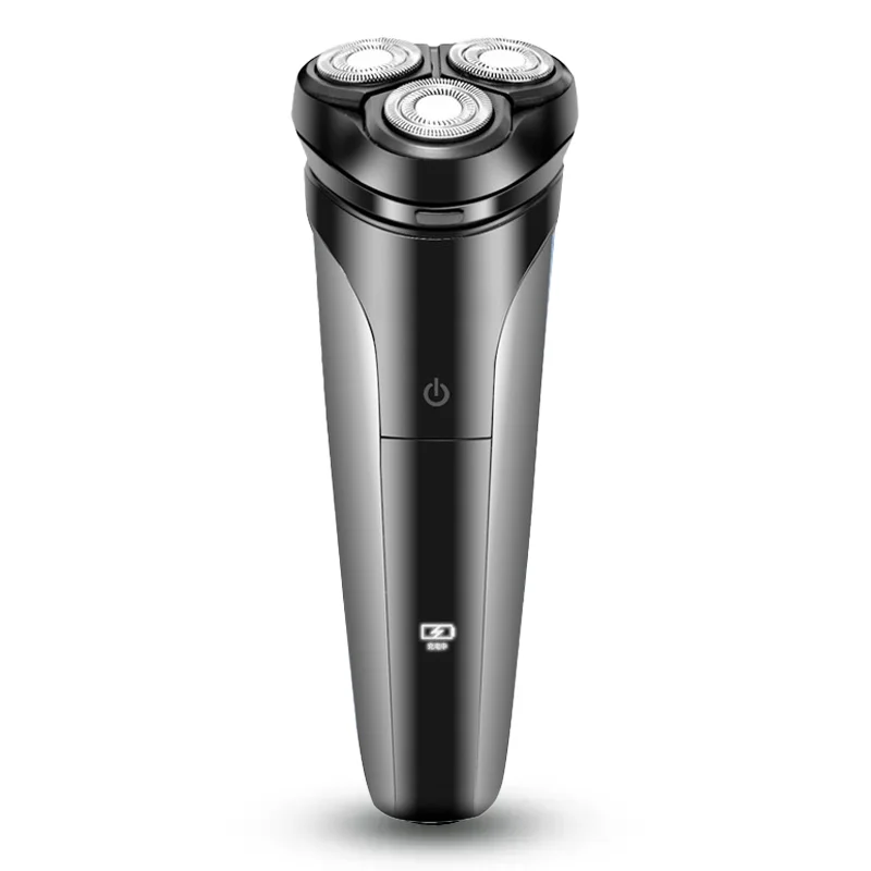 2026 Yeni Elektrikli Tıraş Makinesi 3D Siyahlar 3 IPX7 Su Geçirmez Tıraş Bıçağı Islak ve Kuru Çift Kullanımlı Yüz Sakal Pil Dijital Ekranlı Erkekler İçin
