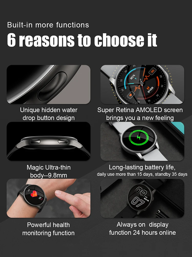 Rianbuvvy LA17 Ʈ ġ 1.3 ġ AMOLED ɹڼ  ͸ DIY ð   ո ð