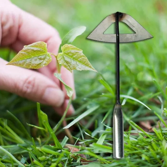 All-Acél Edzett Üreges Kapa Kézi Gyomnövény Gereblye Ültetés Zöldség Mezőgazdasági Kerti Mezőgazdaság Szerszámkert Szerszámok 1Pc - Image 5