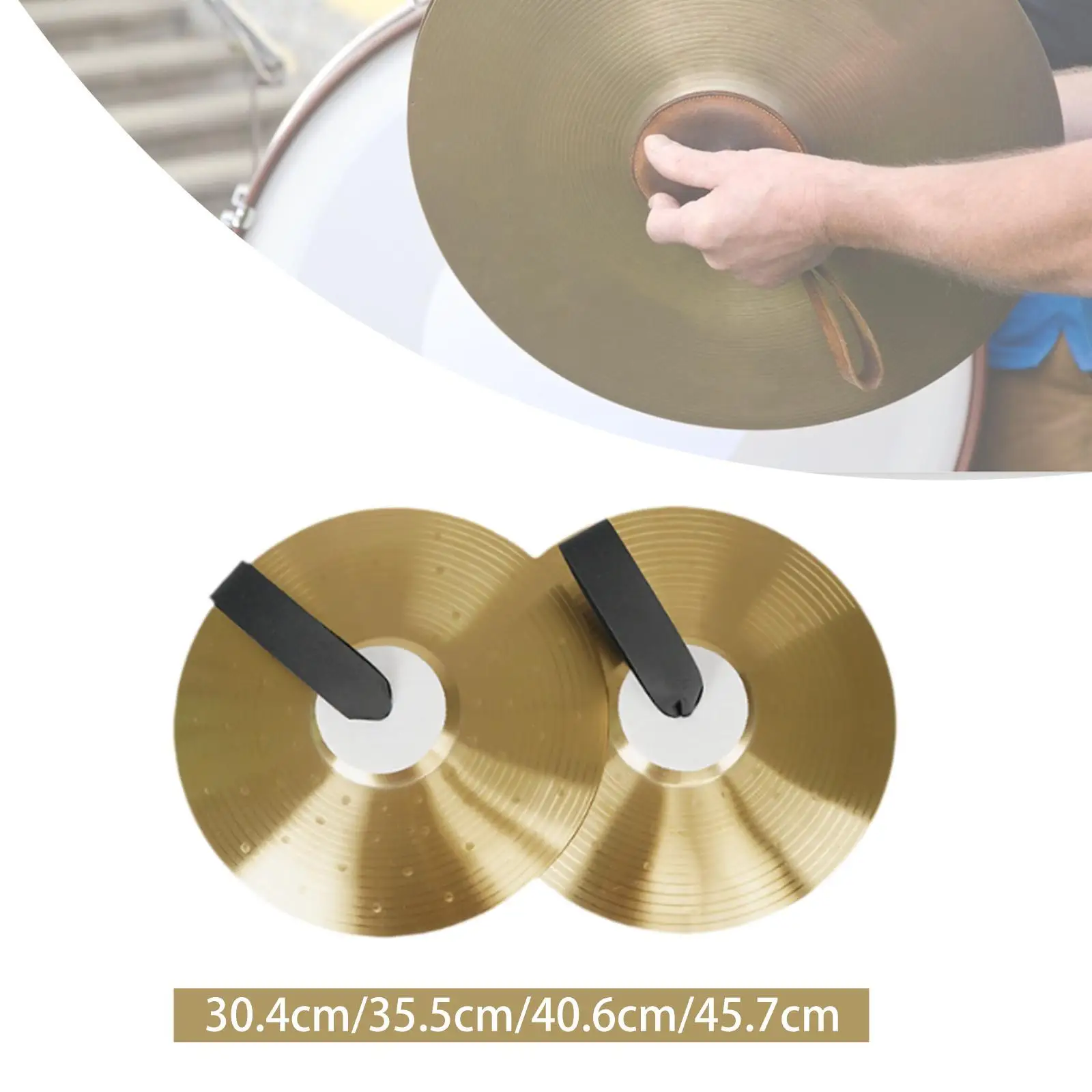 Crash Cymbal Percussion Instruments Professional Alloy Multiuse for Music