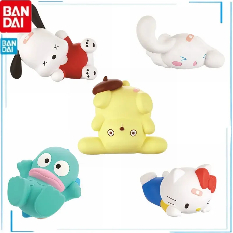 

Hello Kitty Cinnamoroll Pachacco Pom Pom Purin Gashapon Anime Figure Action Figure Collectible Model Toys Children Birthday Gift