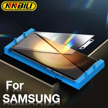NNBILI 3Pcs Ceramic Hydrogel Film For Samsung Galaxy S25 S26 Ultra S24 S23 S22 S21 S20 S10 S9 S8+ Screen Protector+Install Kit