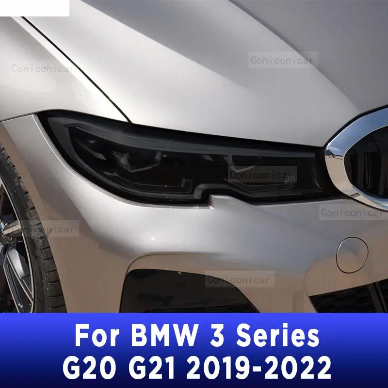 

Для BMW 3 серии G20 G21 2019-2022 Автомобильная внешняя фара Защита от царапин передняя лампа ТИНТ фотолампа аксессуары для ремонта