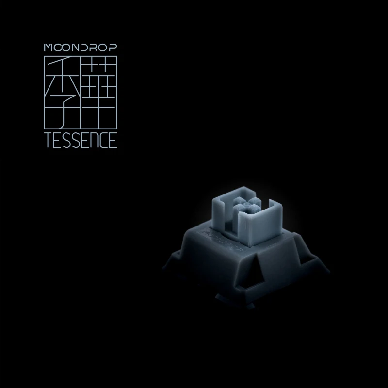 Moondrop-x G-square Interruptores Mecânicos do Teclado Interruptores Mecânicos Luz Linear Lunar Tátil - Imagem 2